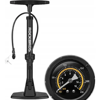 pumpička Hustilka na kolo Rockbros 42510001001 podlahová - černá