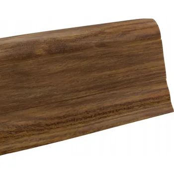 soklová lišta Lišta 2500x50x25 mm Lišta PVC obvodová SLK50 W475 Ořech authentic