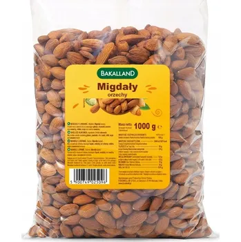 Bakalland Mandle loupané celé 1kg