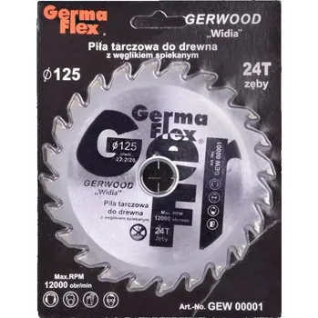 Řezný kotouč Řezný kotouč na dřevo Germa Flex GEW 00001 125x22,2 mm