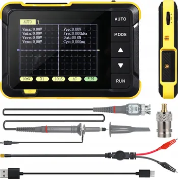Multimetr DIGITÁLNÍ OSCILOSKOP MULTIMETR GENERÁTOR SIGNÁLU ŠÍŘKA PÁSMA 200KHz VZORKOVACÍ FREKVENCE 2.5MS/S