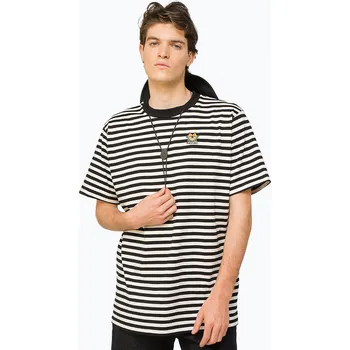 Pánské tričko Pánské tričko Kaotiko M/C Rayas Corazon black