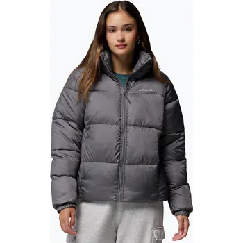 Dámská zateplená bunda Columbia Puffect II Full Zip city grey