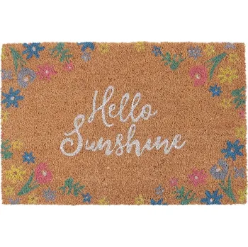 Rohožka z kokosového vlákna Floral Hello Sunshine
