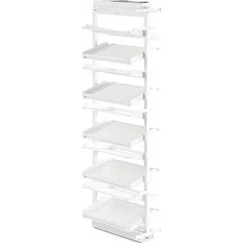 Odpadkový koš VÝSUVNÝ KOŠ DO SKŘÍŇKY REGÁL NA BOTY SYMPHONY 10P BÍLÝ P1 WB-681 L-500