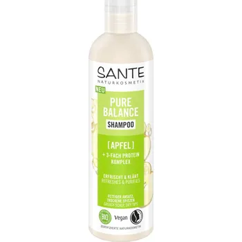 Šampon Sante Naturkosmetik Pure Balance šampon s jablkem a proteiny 250 ml