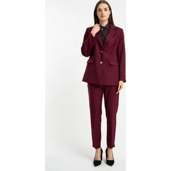 Dámské sako CLICK Sako 71-0044 Bordó Classic Fit 36