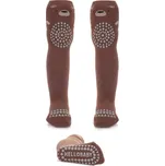 Be Snazzy Dětské nadkolenky s protiskluzem ABS 1 pár vel. 18 - 23 Hnědá