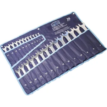 Klíč Očkoploché klíče, velikosti 6-32 mm, sada 26 ks v obalu - SATRA