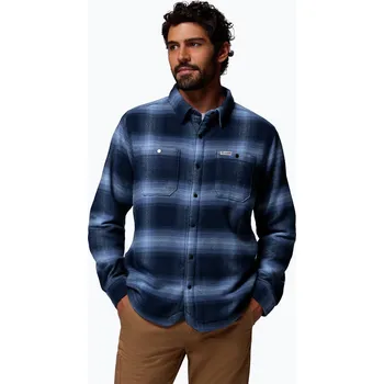 Pánská košile Pánská košile Columbia Windward II collegiate navy blurred ombre