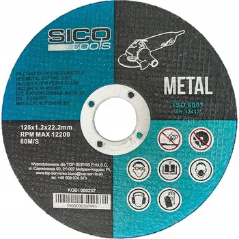 Řezný kotouč KOTOUČ NA ŘEZÁNÍ KOVU Z OCELI 125 mm x 1.2 mm 1 Ks