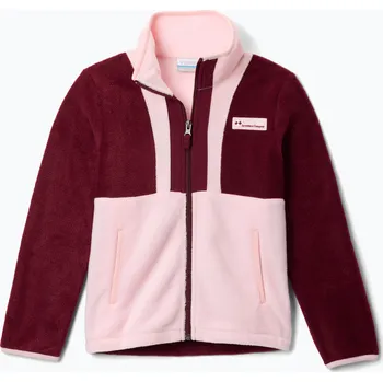 Pánské oblečení Pánská mikina Columbia Back Bowl II Full Zip rich wine/satin pink