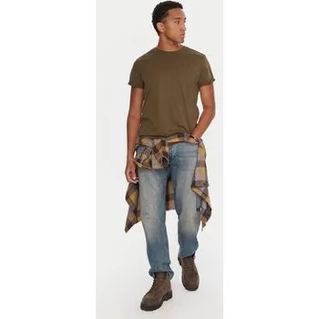 Pánské tričko G-Star Raw T-Shirt Lash D16396-2653 Khaki Regular Fit XXL