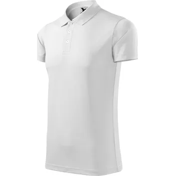Pánské tričko MALFINI VICTORY 217 unisex polokošile Barva: bílá, Velikost: 3XL