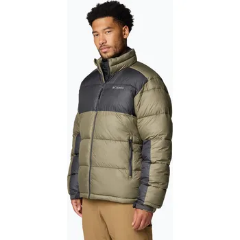 Pánská zateplená bunda Columbia Pike Lake II stone green/shark