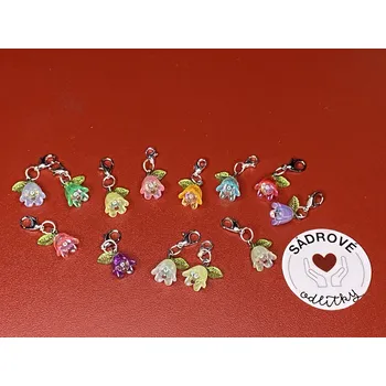 HandMade by VeJa Přívěšek na karabince - kytka zvoneček