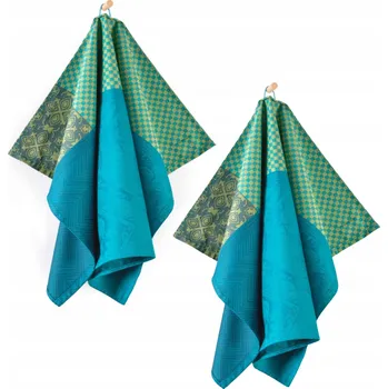 Utěrka ZWOLTEX TOSCA hadřík kuchyňských utěrka 2 ks tyrkysová 50x70