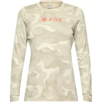 cyklistický dres Fox Ranger Tru Dri dámský dres dlouhý rukáv Cream vel. L