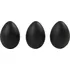 Velikonoční dekorace Creativ Company 51025 plastové vajíčko 12 ks černé
