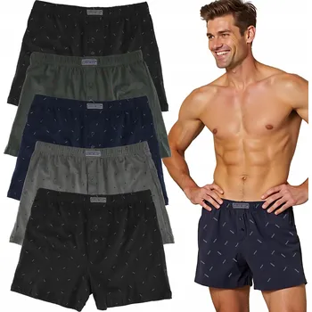 Boxerky Volné boxerky Cotton World 100% bavlna XL sada 5 ks