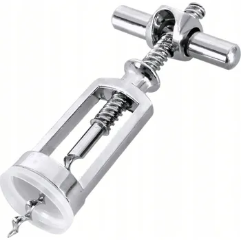 Otvírák VÝVRTKA OTVÍRÁK NA VÍNO OTVÍRÁK NA LAHVE OCEL STŘÍBRNÁ 16.5CM