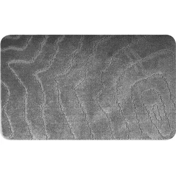 Koupelnová předložka KOUPELNOVÁ PŘEDLOŽKA MĚKKÁ ŠEDÁ PROTISKLUZOVÁ