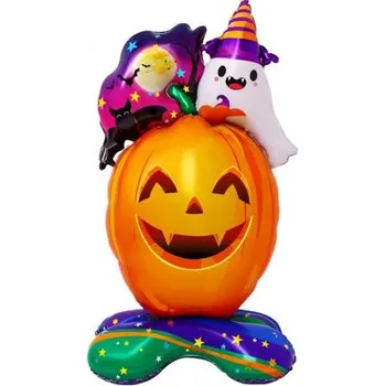 Balónek Fóliový balónek stojící Dýně Halloween 58x115cm