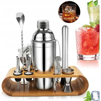 Shaker BARMANSKÁ SADA SHAKER NA KOKTEJLY DRINKY ŠEJKR STOJAN