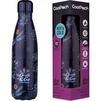 Láhev Coolpack Thermos 500ml tmavě modrá termoláhev lahev na pití pro dívky