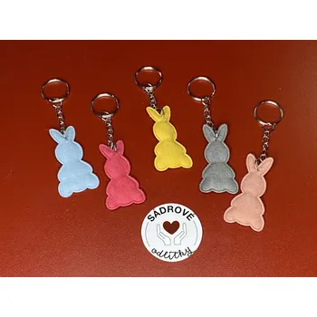 HandMade by VeJa Přívěšek na klíče - látková králík/zajíc
