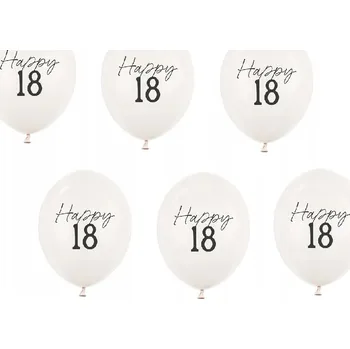 Balónek Id_5408 BALÓNEK BALÓNKY BÍLÝ BÍLÉ 18 OSMNÁCTKA NAROZENINY FOTOKOUTEK WHITE
