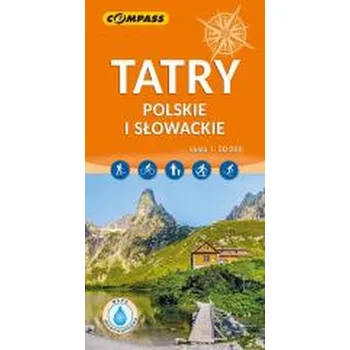Cestování Mapa - Tatry Polskie i Słowackie 1:50 000 - praca zbiorowa [PL] (2025, Laminovaný, Compass)