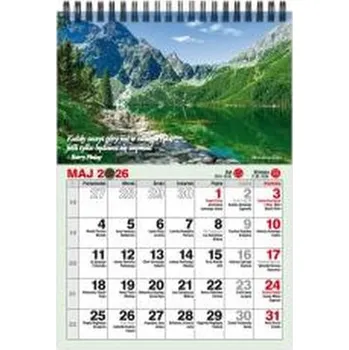 Diář Kalendarz 2026 A5 biurkowy miesięczny pionowy MIX