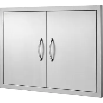 Revizní dvířka Dvířka skříňky s dvojitými dveřmi 838x558x46MM, revizní dvířka ke grilu