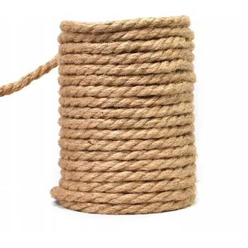 Lany Jutový provaz lano námořnické kroucené eco 10mm 20m