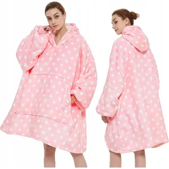 Dámská mikina Lacrati dámská mikina přes hlavu, s kapucí, univerzální velikost