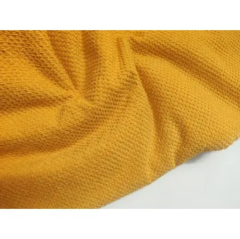 Hrubší froté na ručníky žluté DOPRODEJ 1,8 m
