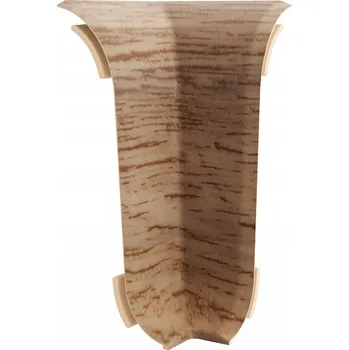 Vnitřní roh Vilo PVC 4 x 55, délka 10 cm, dub