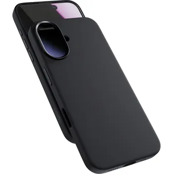 Telefonní příslušenství Epico Silicone Mag+ Case iPhone 17 - černá