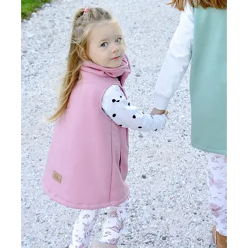 Dívčí mikina Kulišárny Vesta křivák WARM STARORŮŽOVÁ VELIKOST: 122