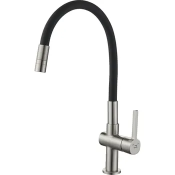 Vodovodní baterie Laveo ALITA stojánková dřezová baterie s elastickým dvoufázovým výtokem BVA_362D