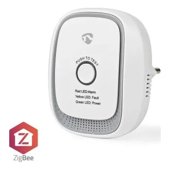 Bezpečnostní detektor Detektor Plynu SmartLife | Zigbee 3.0 | Síťové napájení | Životnost snímače: 5 Rok | EN 50194-1:2009 | Android™ / IOS | S testovac