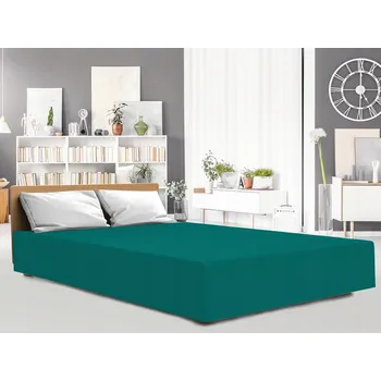 Prostěradlo Prostěradlo jersey s elastanem a gumou ZELENÉ/90x200x30
