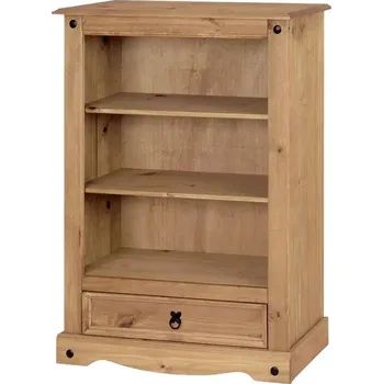 Knihovna Regál IDEA nábytek 81 cm x 110 cm x 33 cm borovice