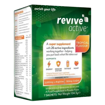 Fitness strava reviveactive® Revive Active (Energie, imunita, únava, srdce) 30 x 12,7g - pomeranč, mango