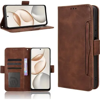 Pouzdro na tablet VSECHNONAMOBIL 121515 SLOT Peněženkový obal pro Honor 400 Smart 5G / Honor X7d hnědý