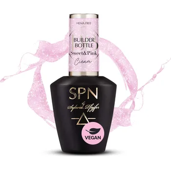 Lak na nehty Stavební gel krém Sweet & Pink 10ml SPN Nails
