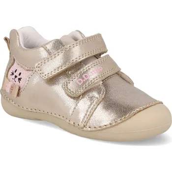 Dívčí obuv Dětské kotníkové boty D.D.step S015-52412B champ. zlaté Velikost: 22