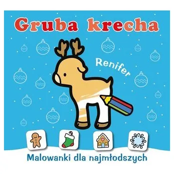 První čtění Malowanie-doklejanie. Renifer - Danuta Klimkiewicz, Maria Kwiecień Wydawnictwo Skrzat, Wiesław Drabik