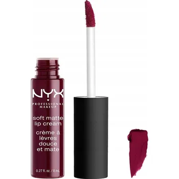 Přípravek na rty Matná tekutá rtěnka NYX Professional Makeup červená, odstíny hnědé a béžové, 8 ml